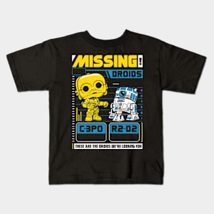 Missing Droids Kids T-Shirt